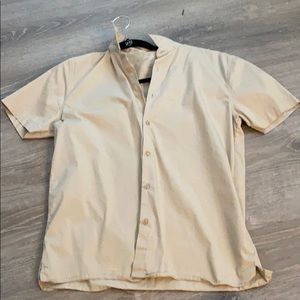 Tan F21 collared buttoned down